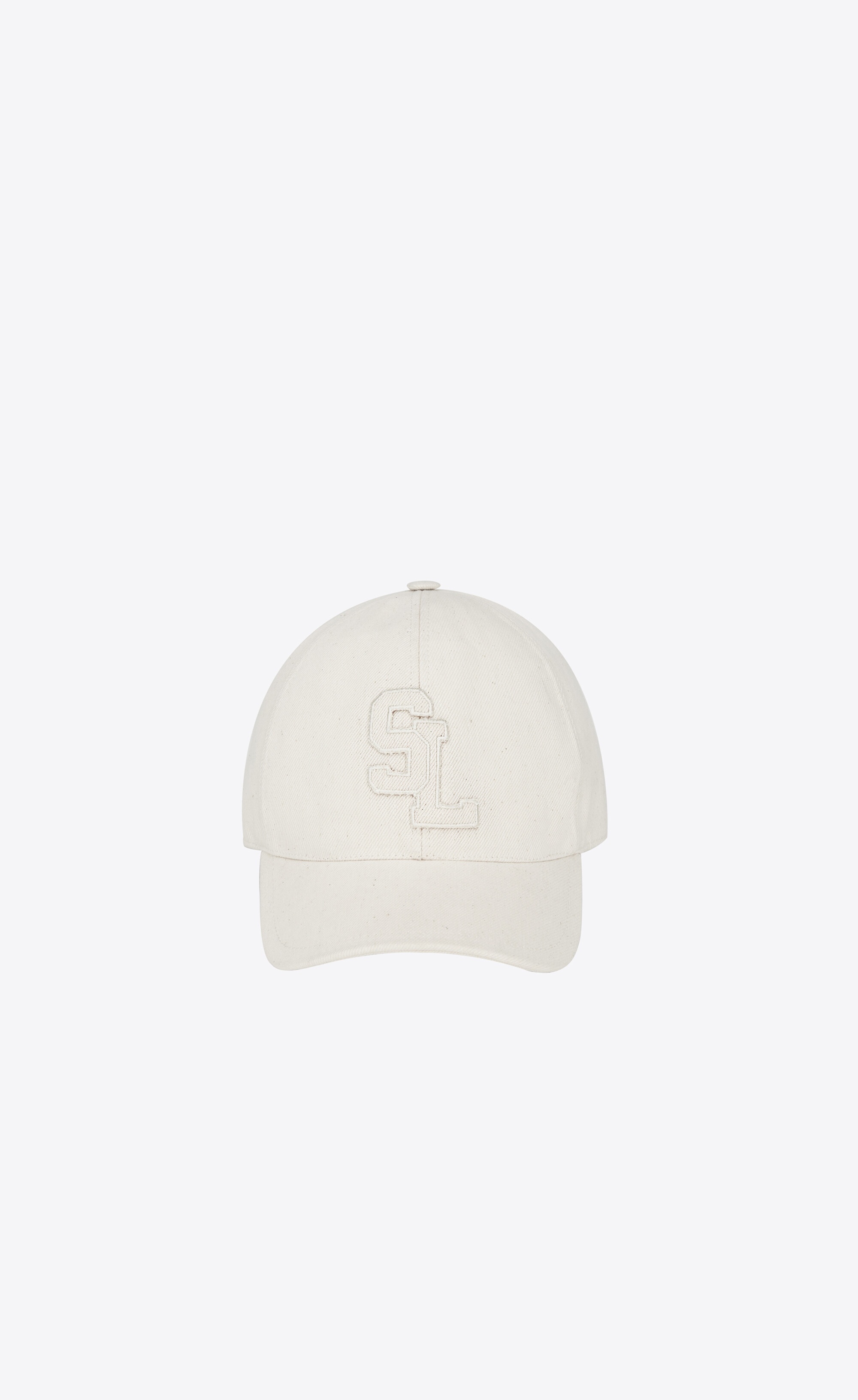 sl baseball cap in cotton canvas - 1