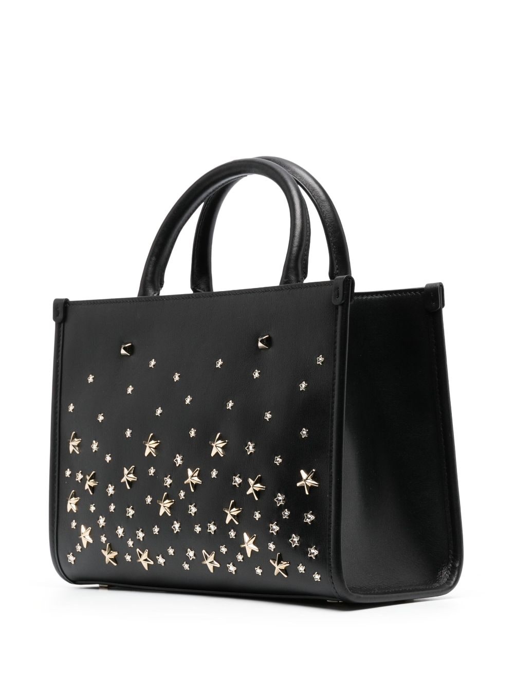 Varenne studded leather tote bag - 3