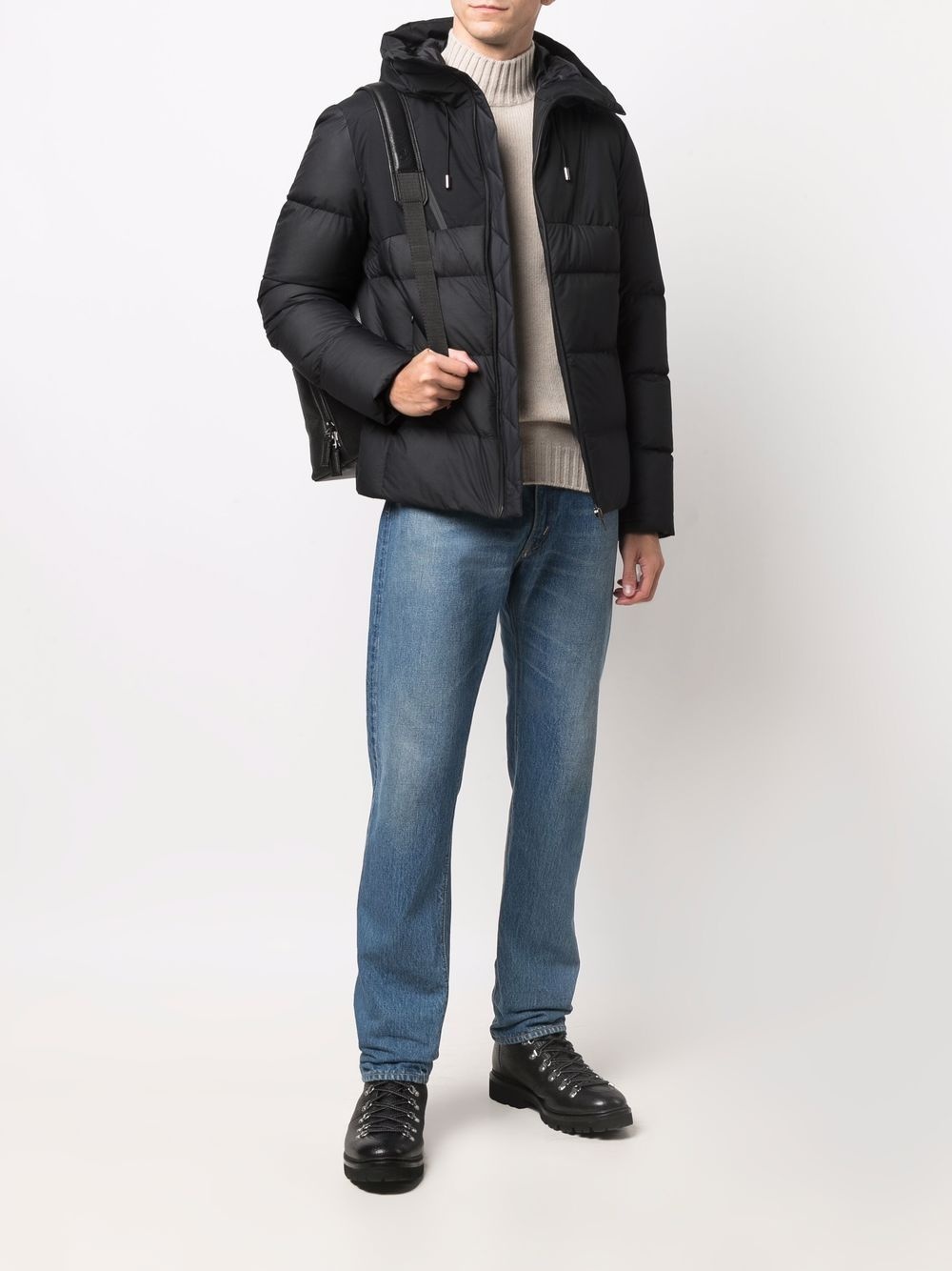 quilted down puffer jacket - 2