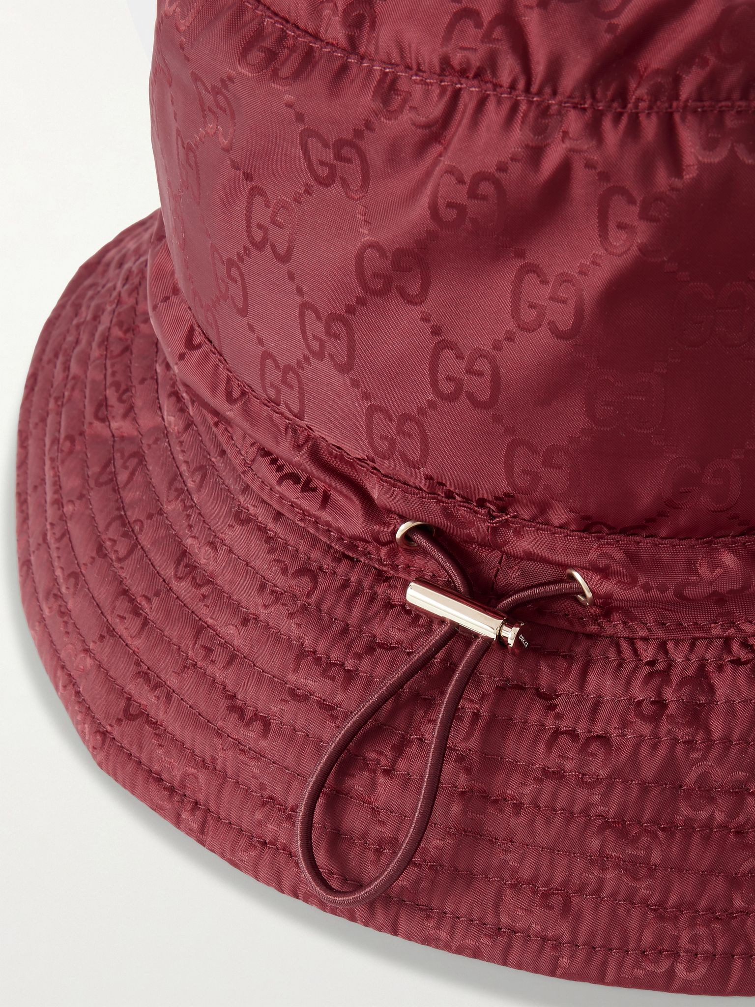 Reversible shell bucket hat Burgundy - 4