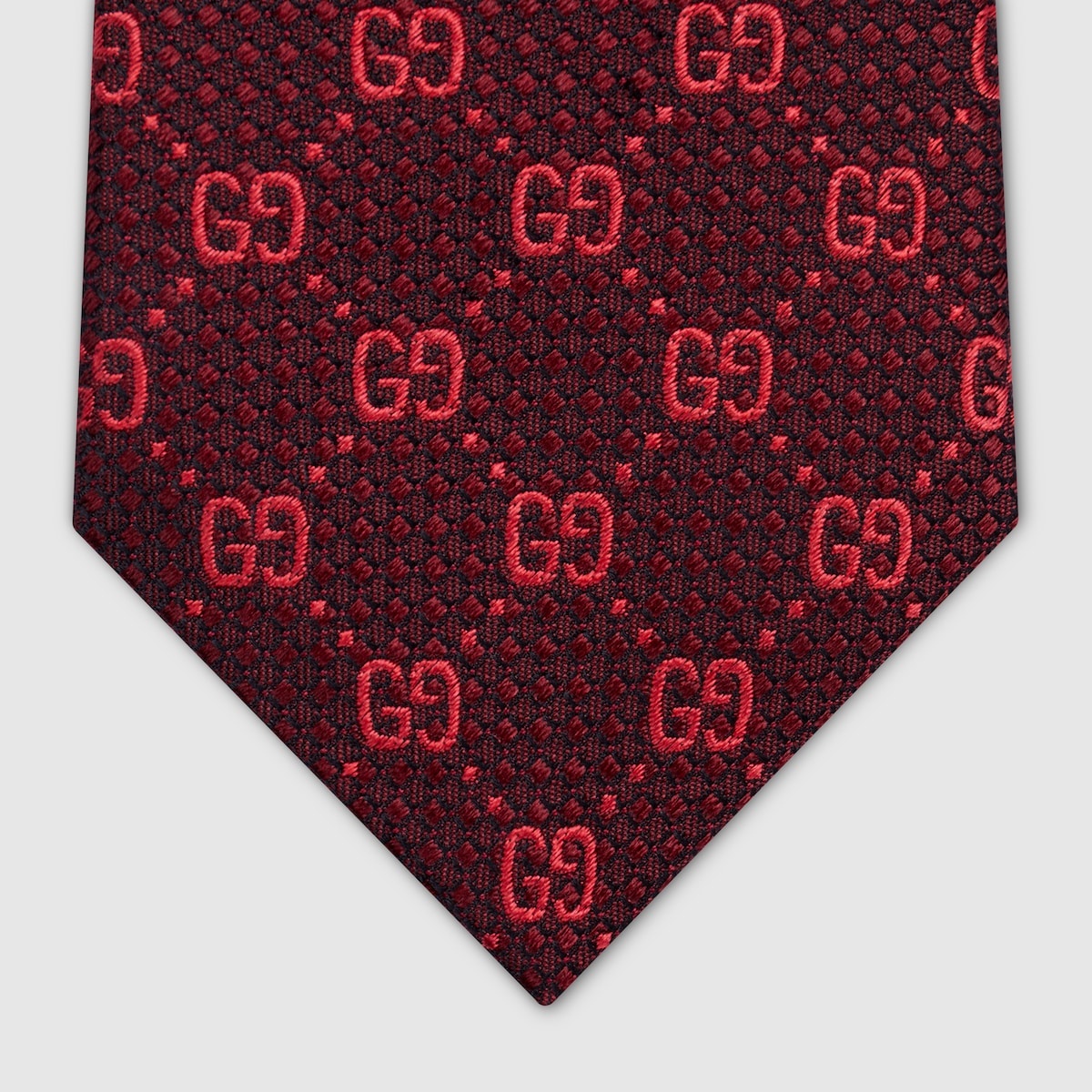 GG silk jacquard tie - 3