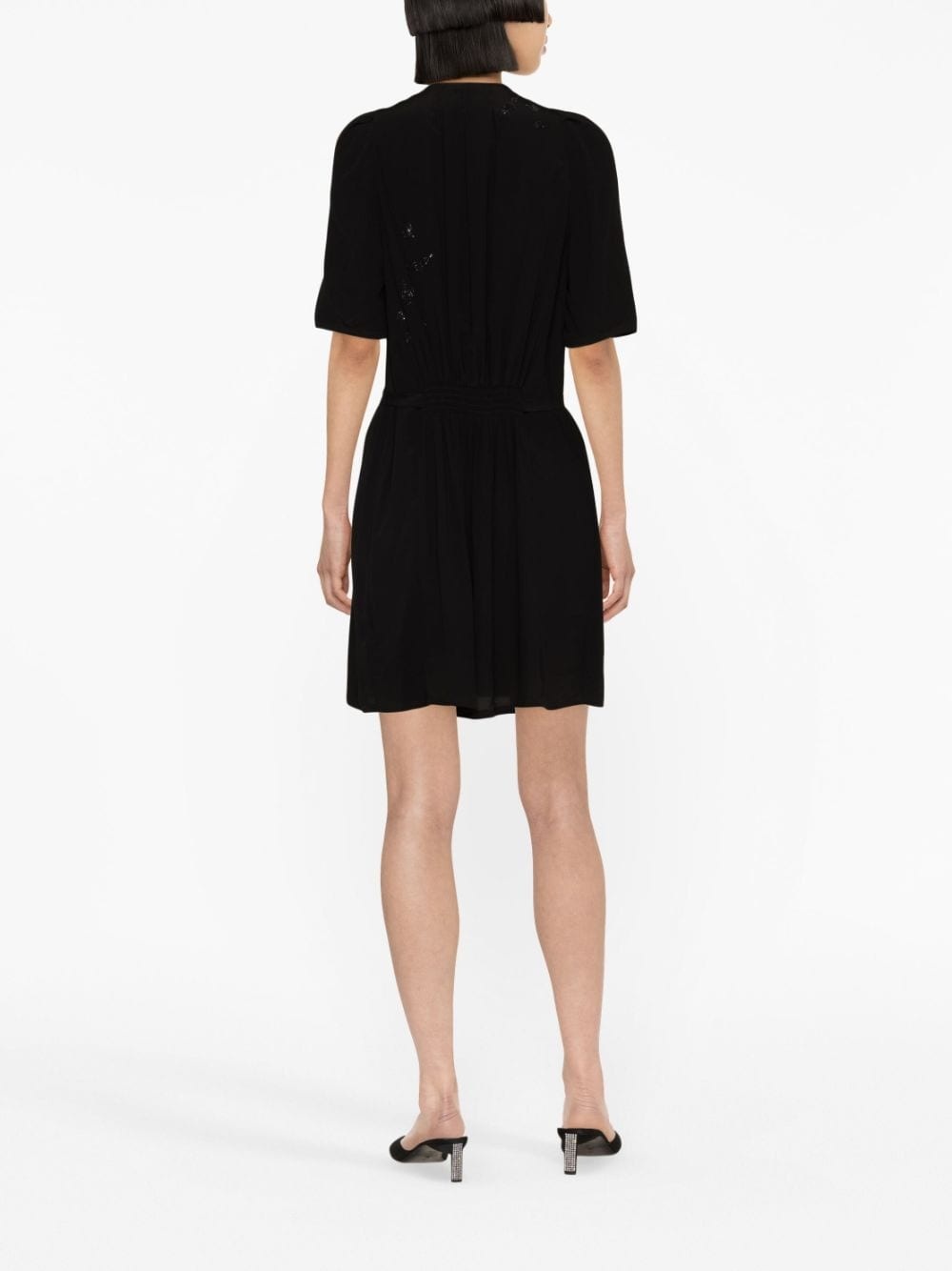 rhinestone-embellished mini dress - 4