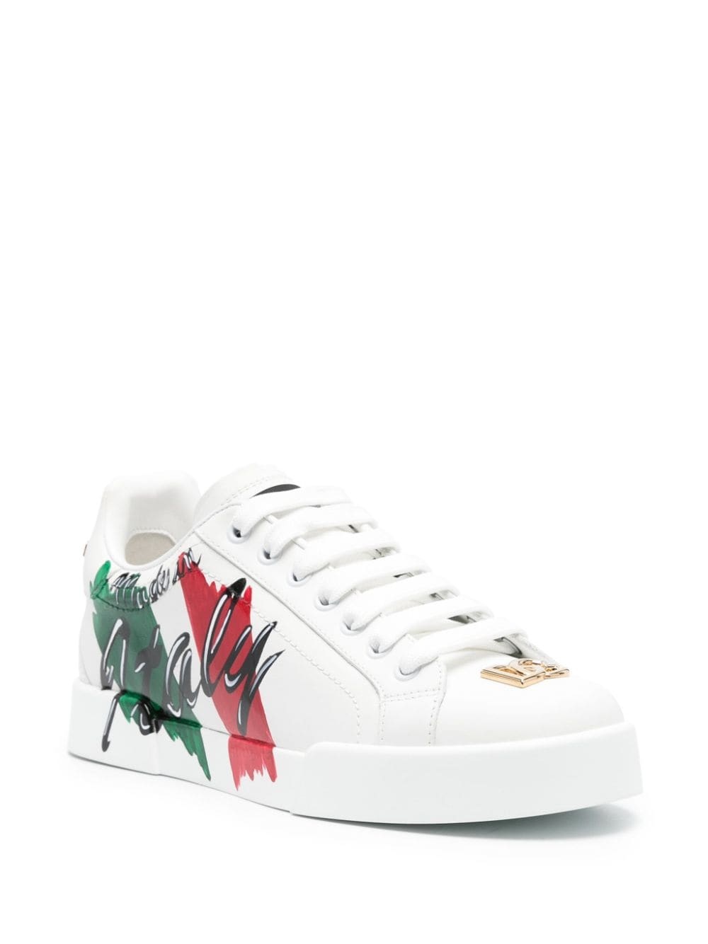 Dolce & Gabbana Portofino leather sneakers | REVERSIBLE