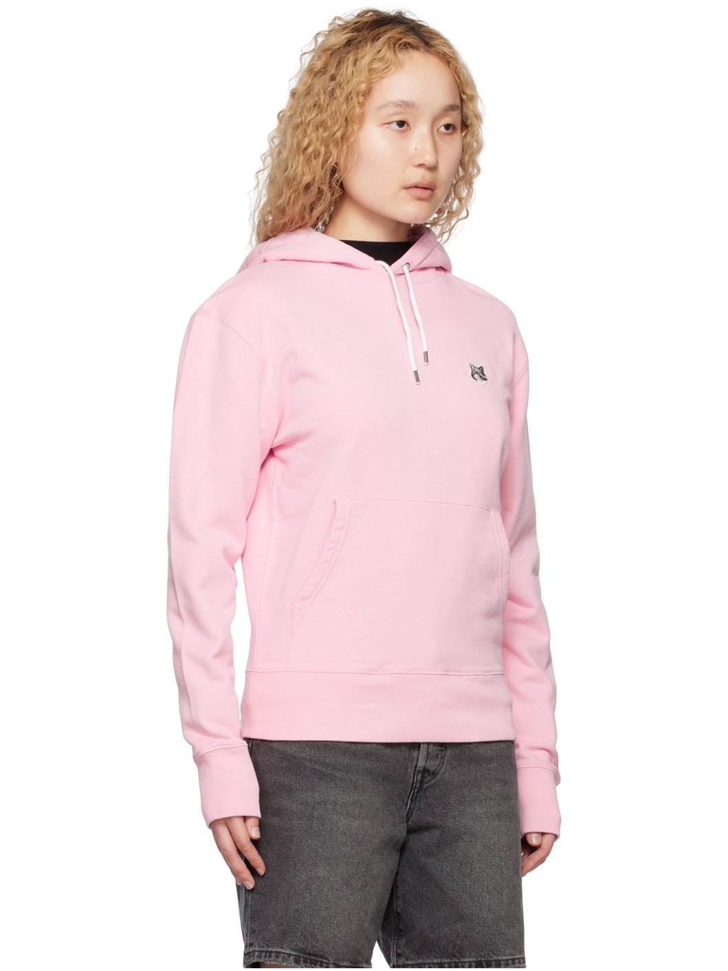 Pink Fox Head Hoodie - 2