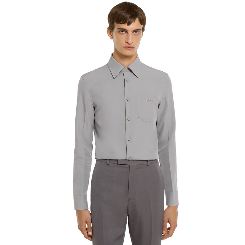 Technical panama shirt with Horsebit 3