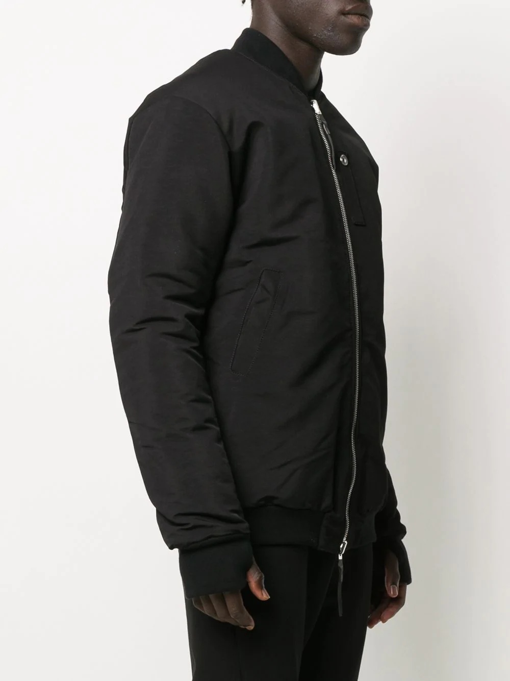 front-zip bomber jacket - 3