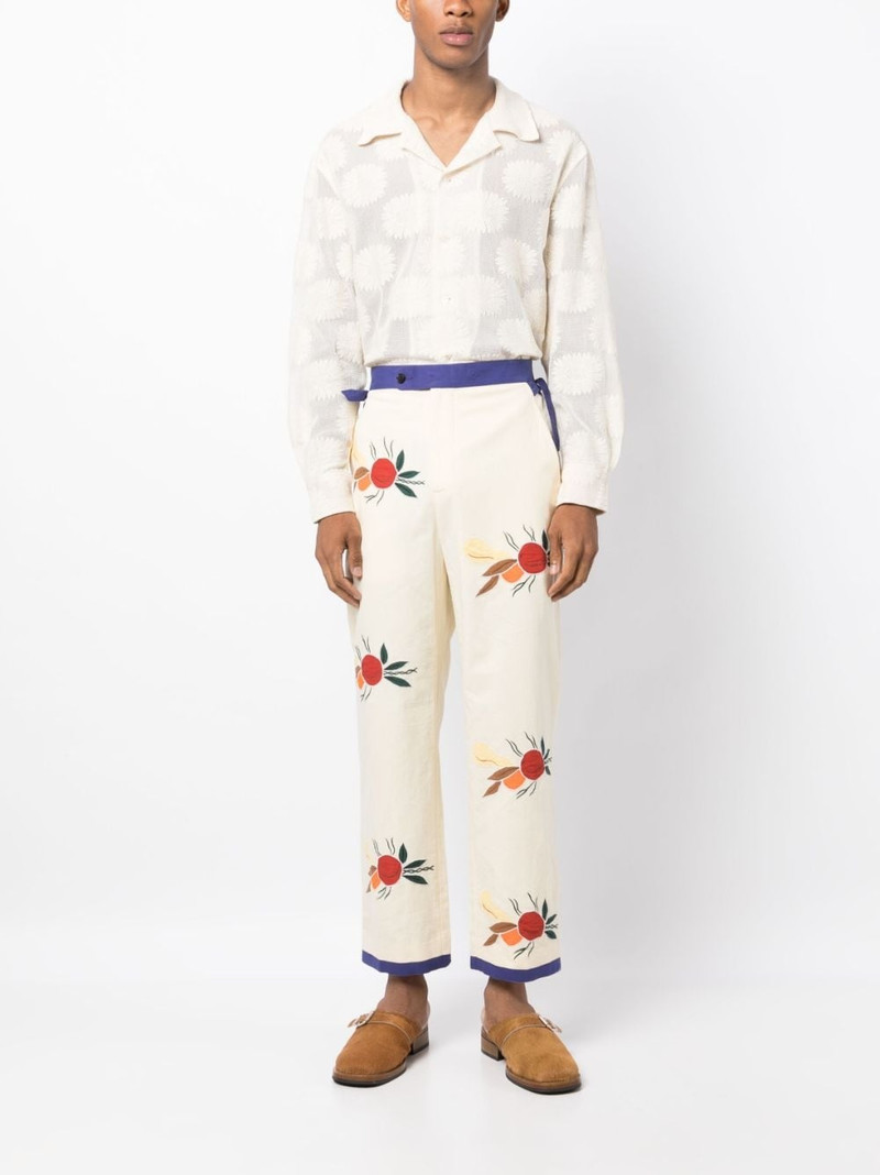 BODE patch-detail cropped trousers outlook