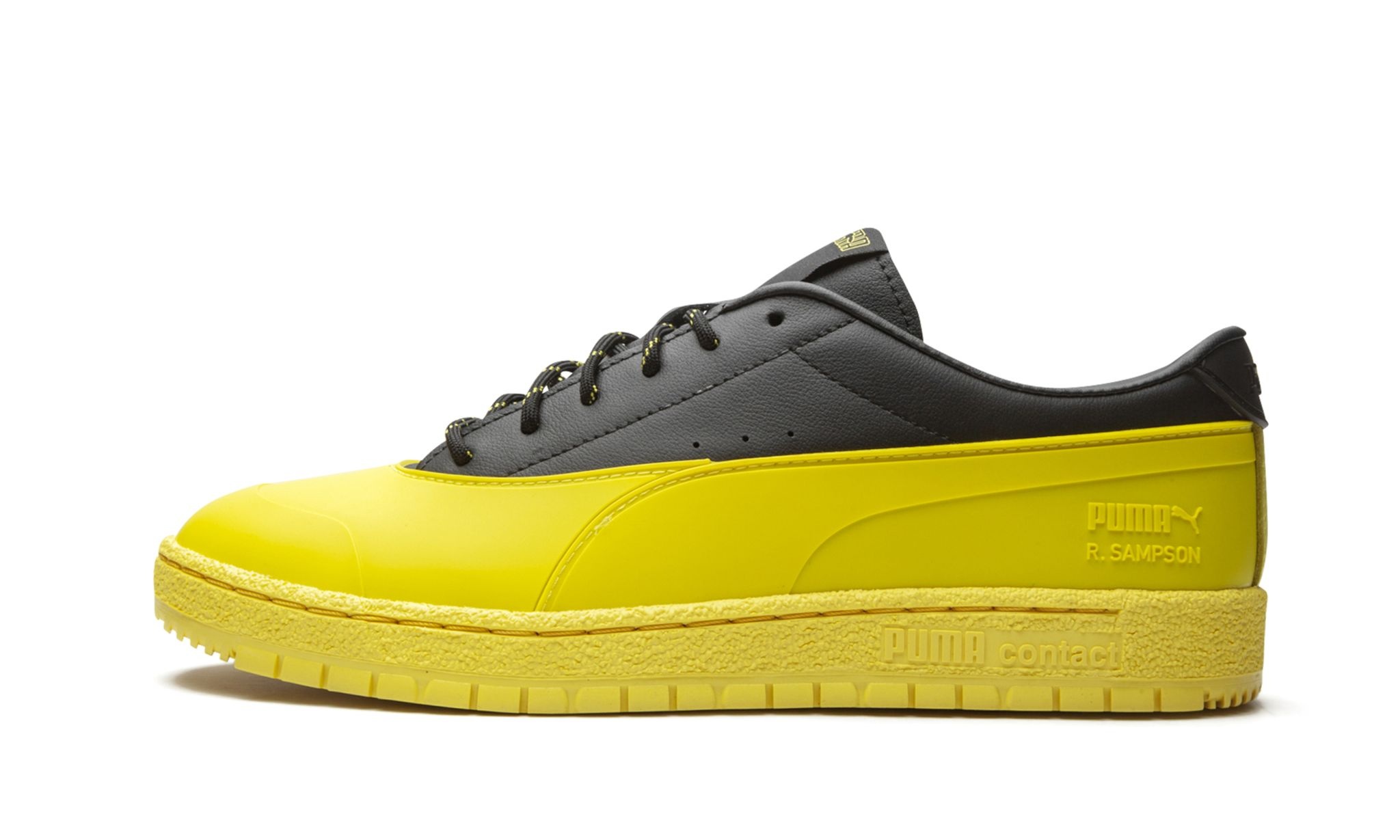 Ralph Sampson 70 Rubber "Maison Kitsune - Black / Yellow" - 1