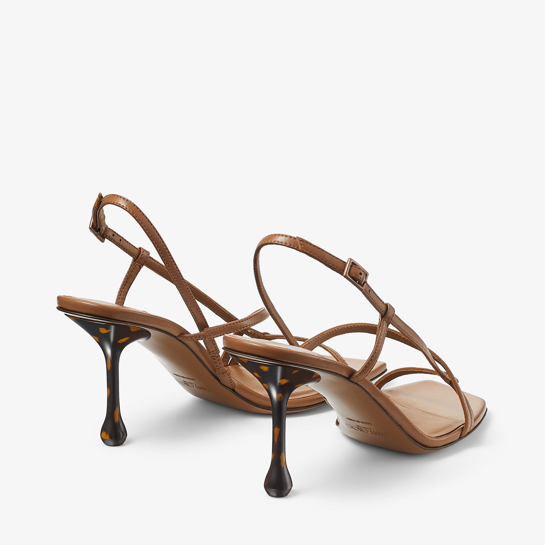 Etana 80
Tan/Tortoise Nappa Leather Sandals - 4