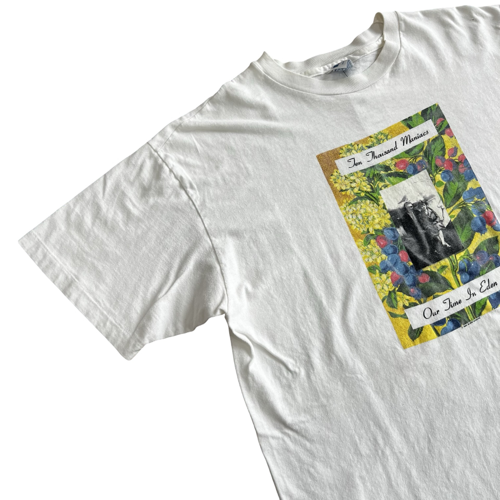 Final Blow - Vintage Ten Thousand Maniacs "Our Time in Eden" T-Shirt SZ L - 4