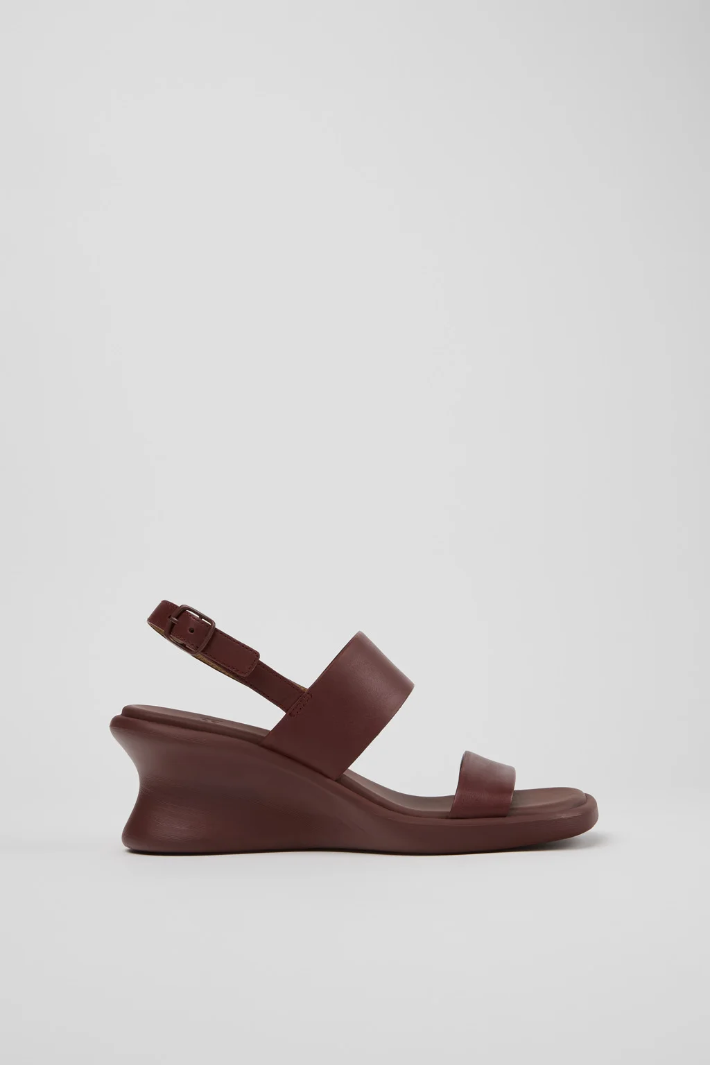 Louise Sandal Burgundy Leather Sandals for Women. - 1