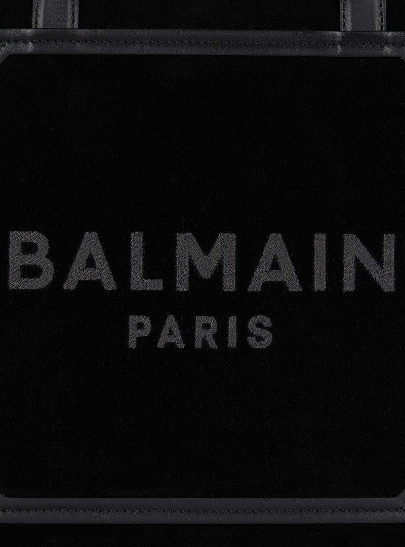 Medium suede B-Army tote bag 7