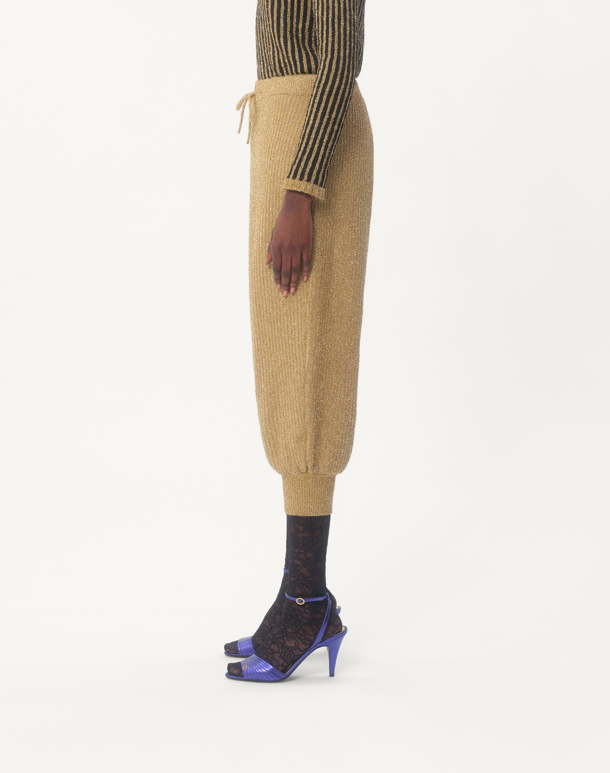 LUREX KNIT PANTS - 6