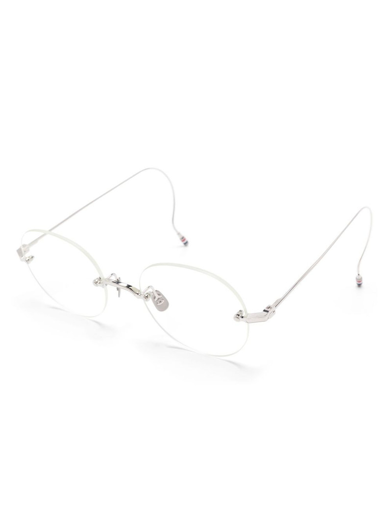Thom Browne round-frame glasses outlook
