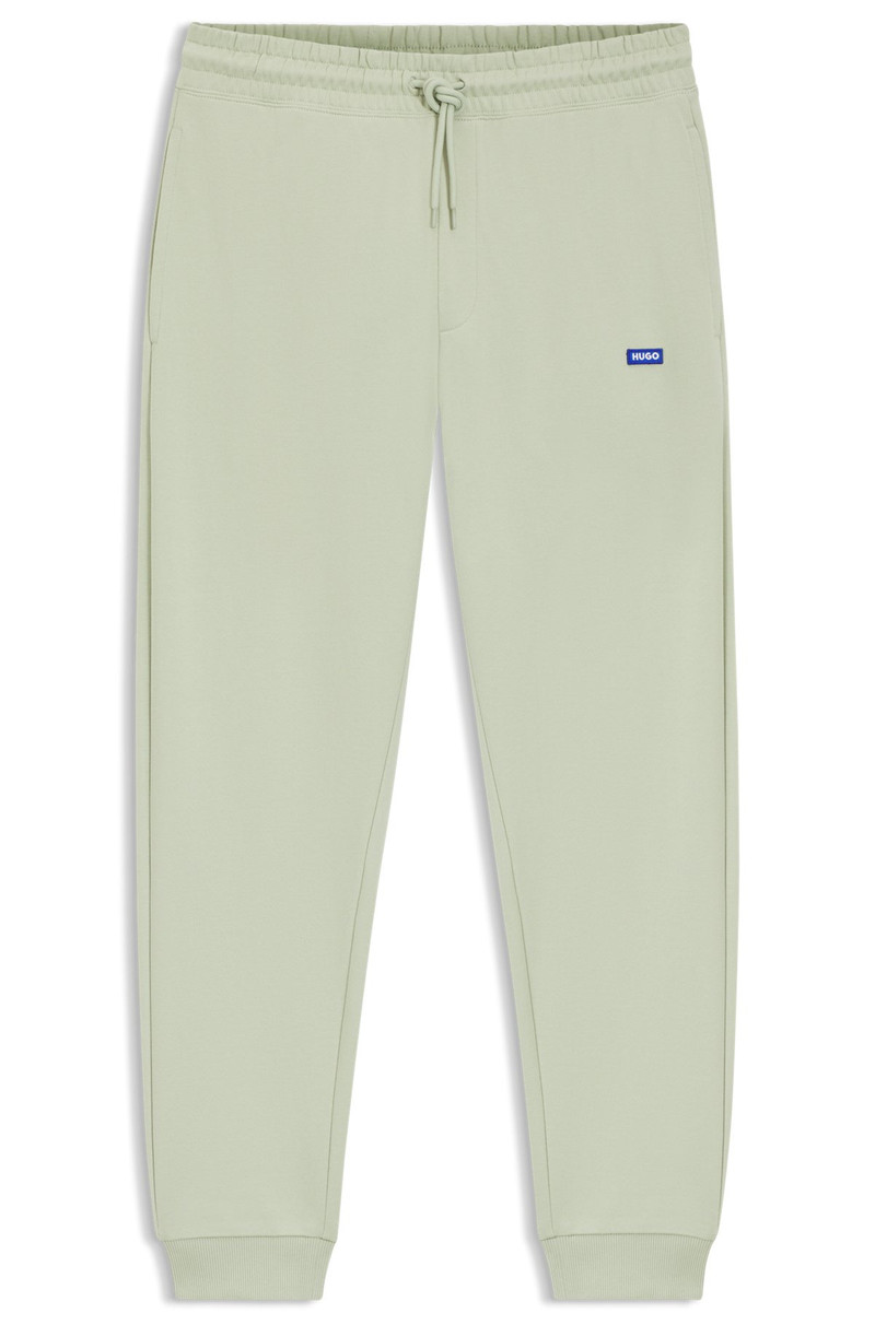 COTTON-TERRY SWEATPANTS WITH LOGO PATCH 1