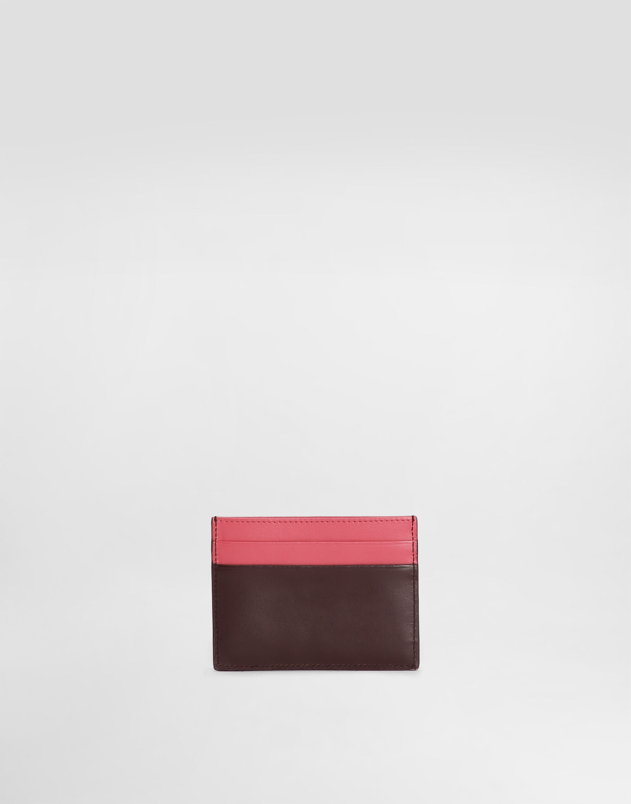 Calfskin card holder with DG logo - 3