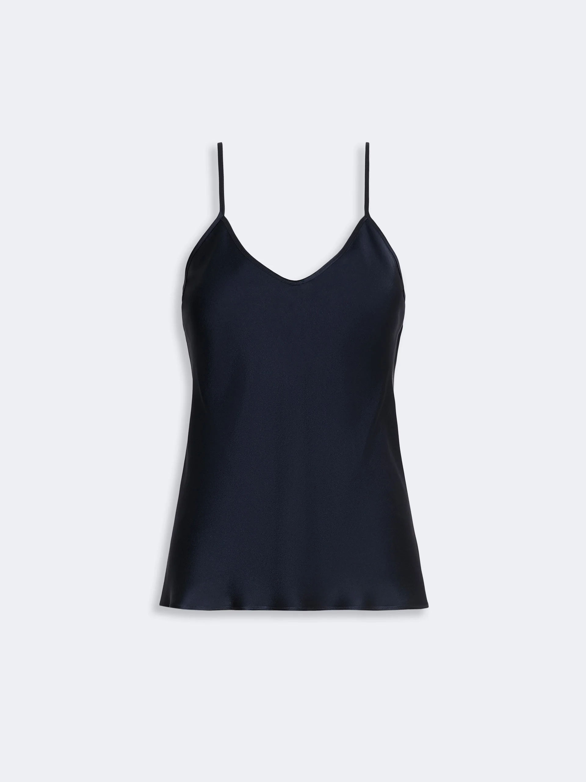 COMMA Envers satin camisole top - MIDNIGHTBLUE - 1