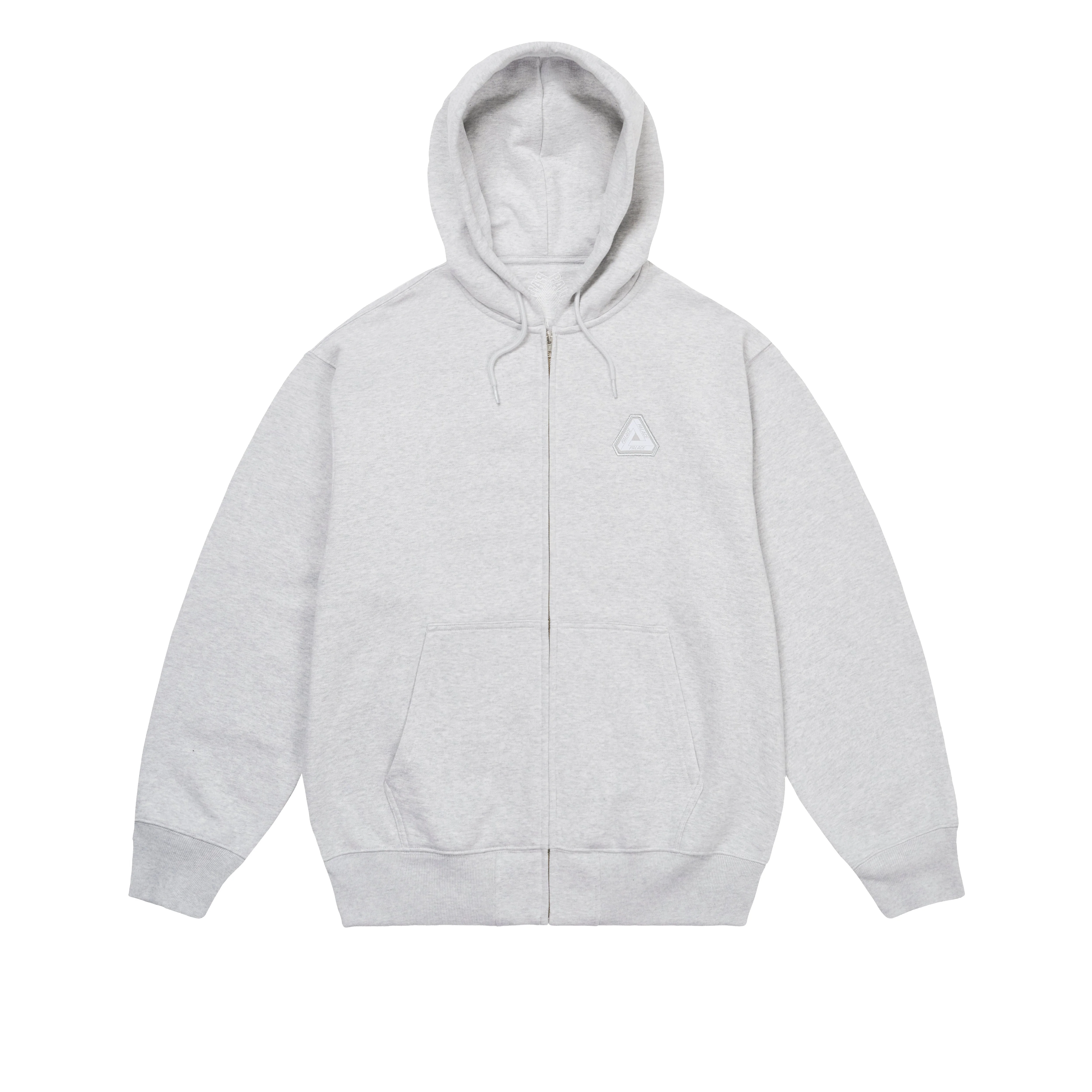 SOFAR ZIP HOOD GREY MARL - 1