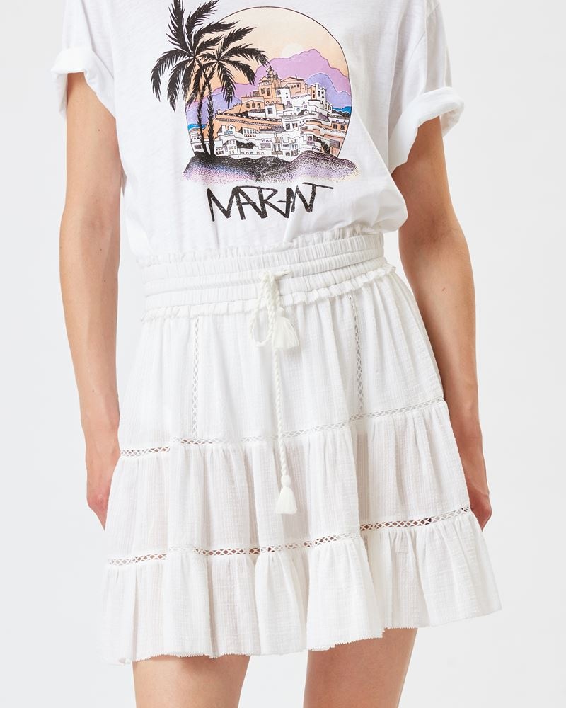 LIOLINE COTTON AND LINEN SKIRT - 4