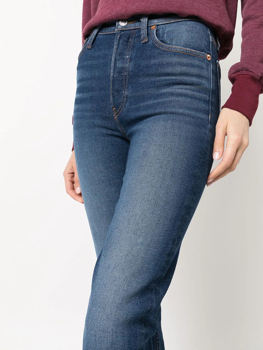 Stove Pipe high-rise jeans - 5