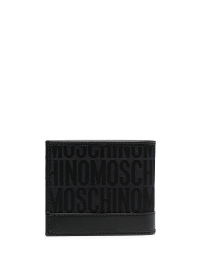 Moschino jacquard-logo bi-fold wallet outlook