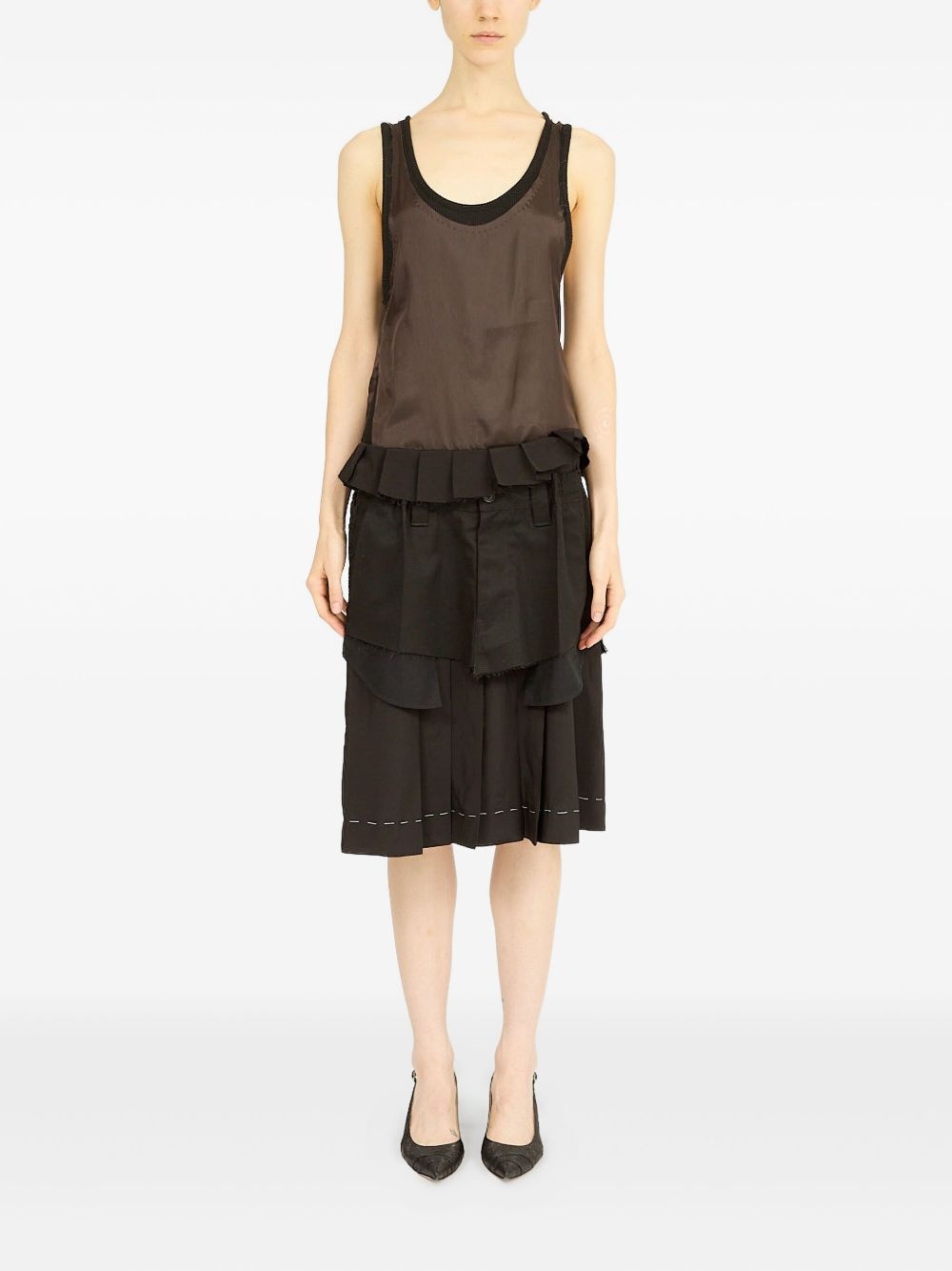 poplin midi dress - 2