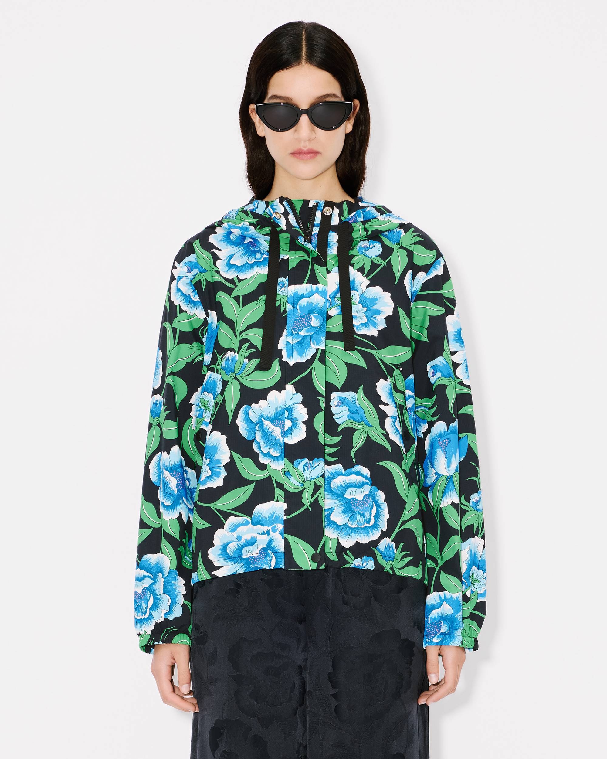 'KENZO Peonies' short windbreaker - 4