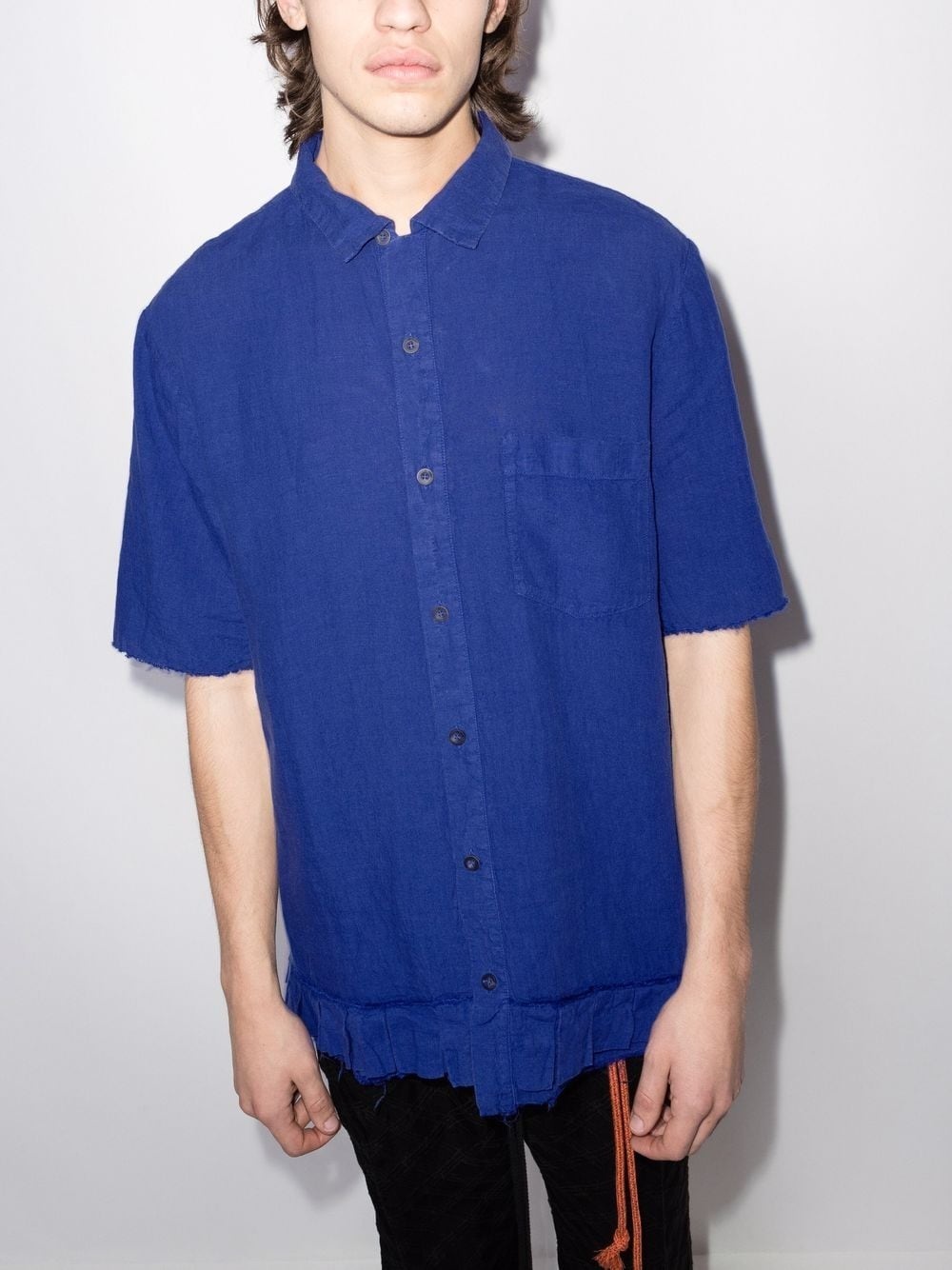 Chico frilled-hem short-sleeved shirt - 2