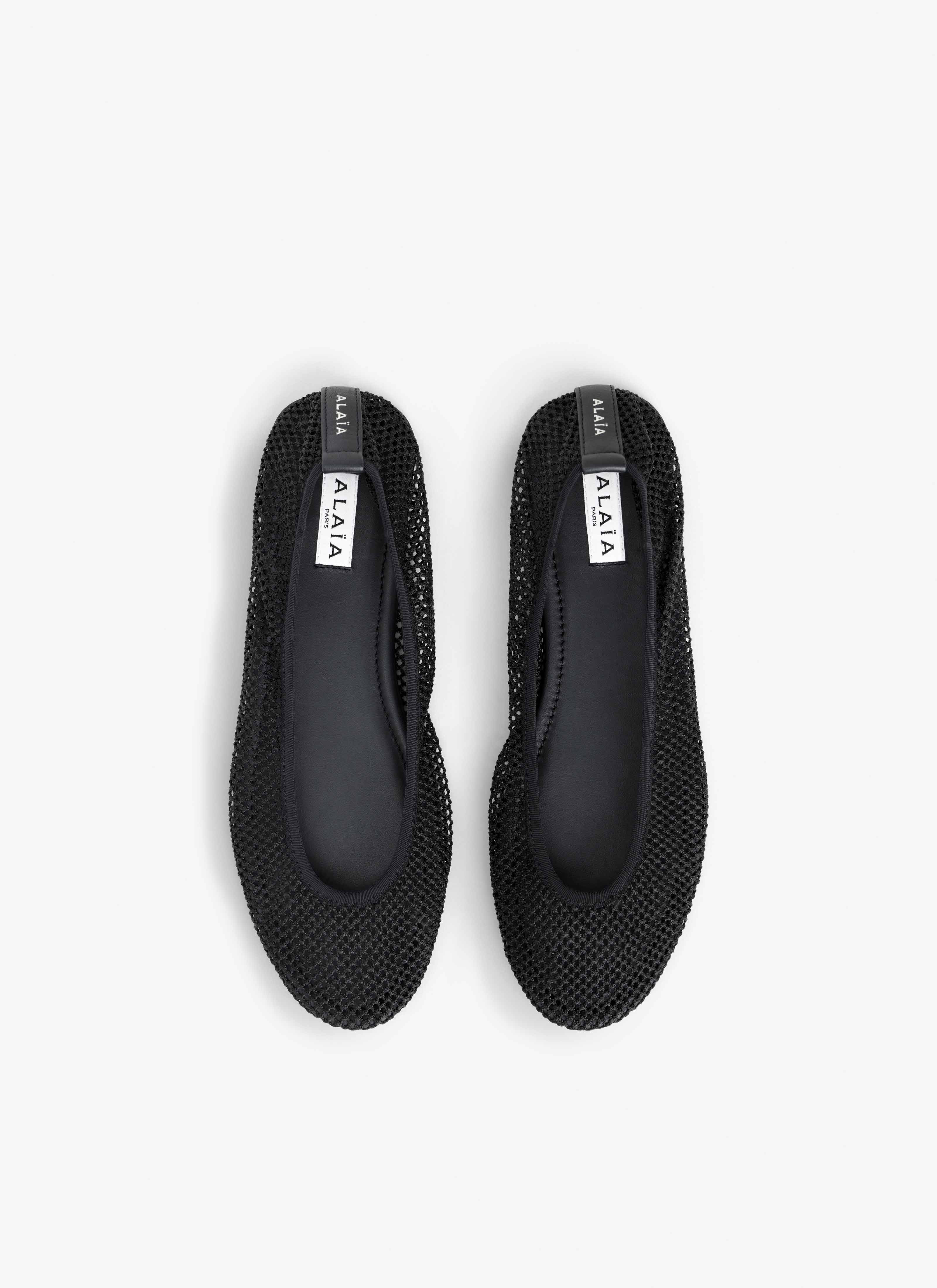 LOW VAMP BALLET FLATS IN FISHNET - 4