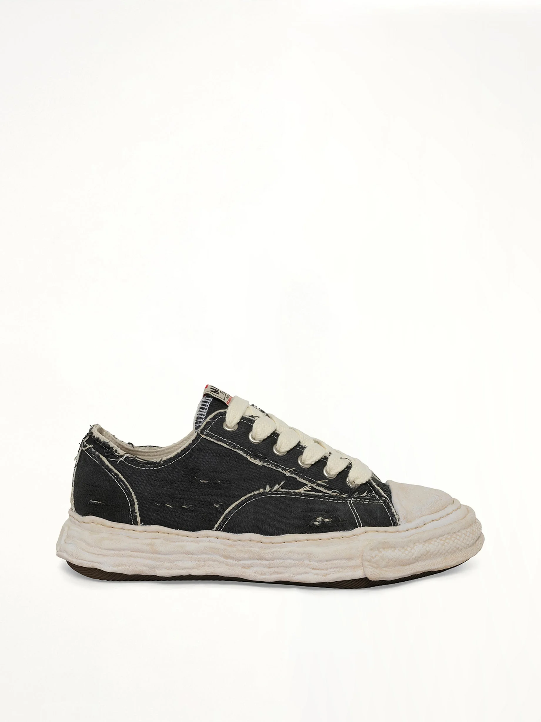 Peterson 23 OG Ripping & Dyeing Sneaker in Black - 1