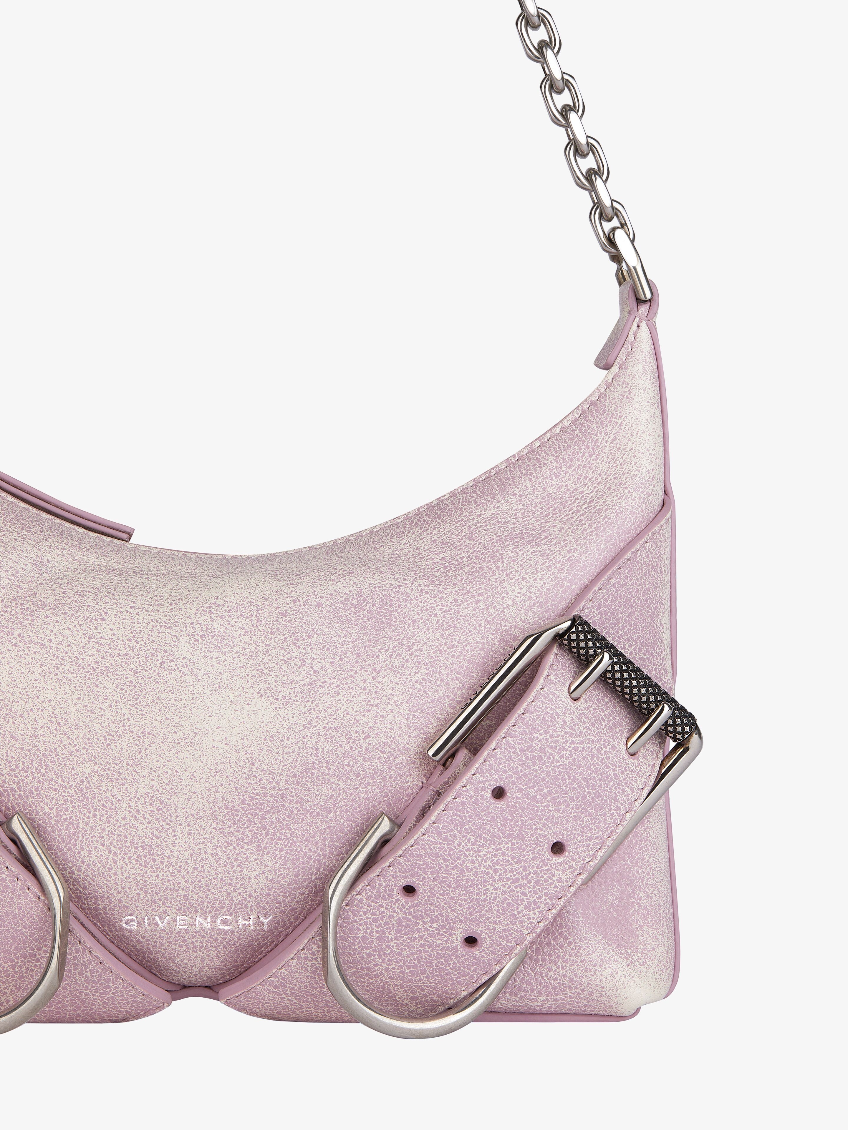 Givenchy Pastel pink leather Voyou Boyfriend Party shoulder