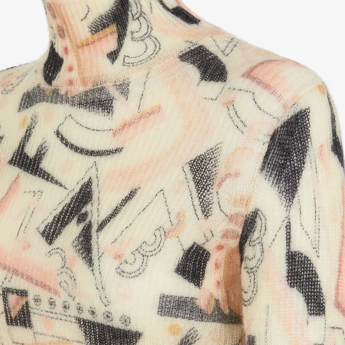 Multicolor mohair top - 3