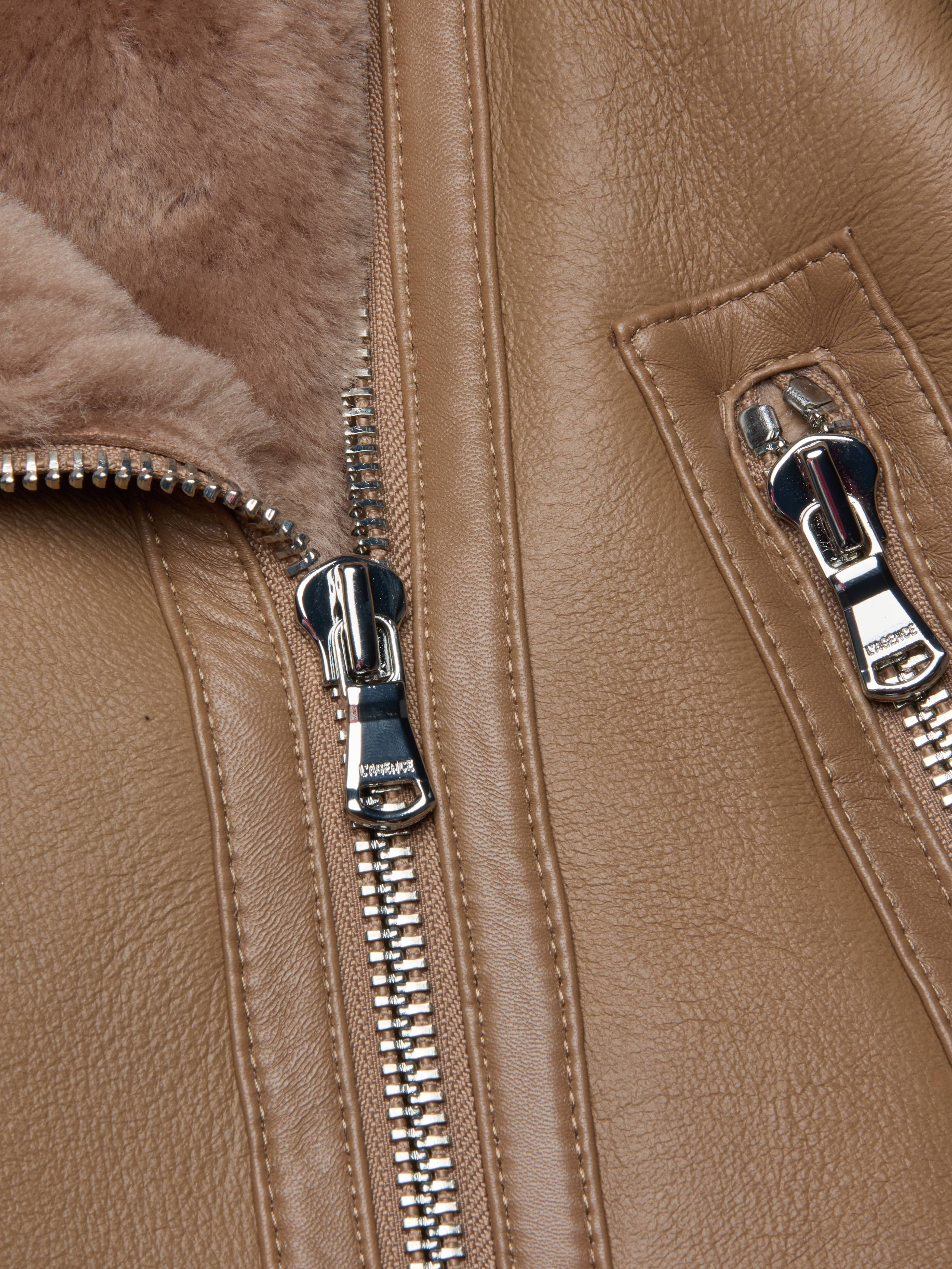 Pike Shearling Leather Jacket - 6