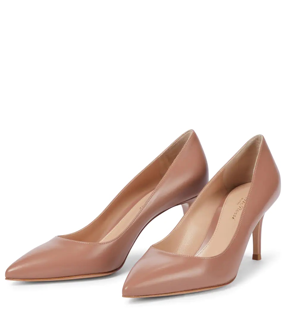 Gianvito 70 leather pumps - 5