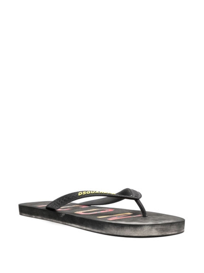 DSQUARED2 Icon logo-detail flip-flops outlook