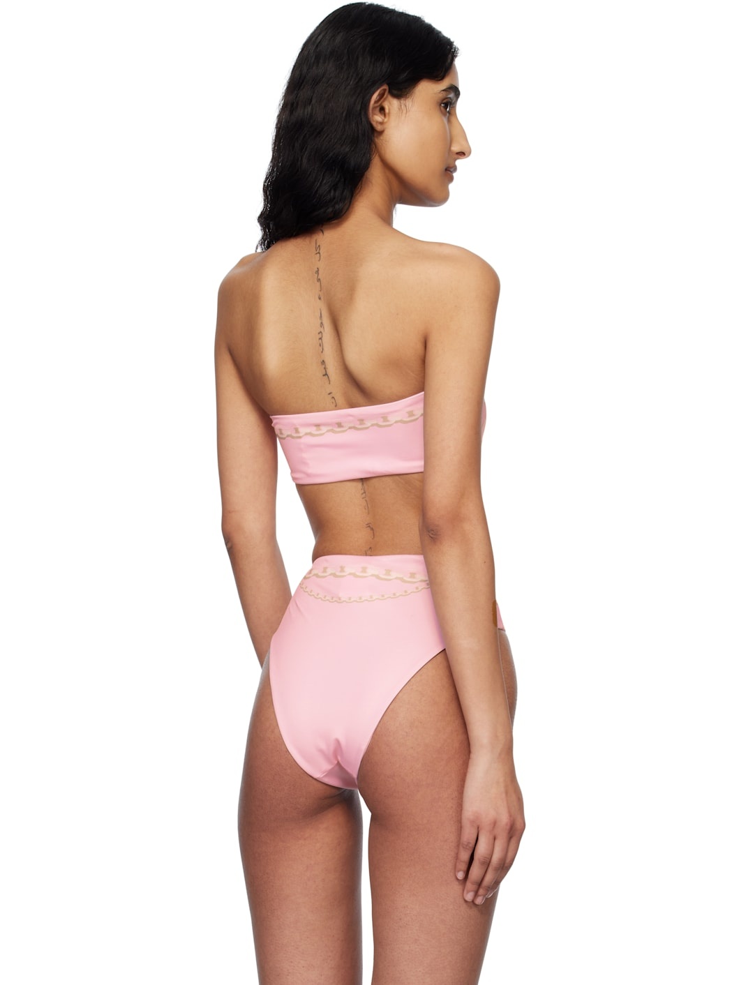 Pink Graphic Bikini Top - 3