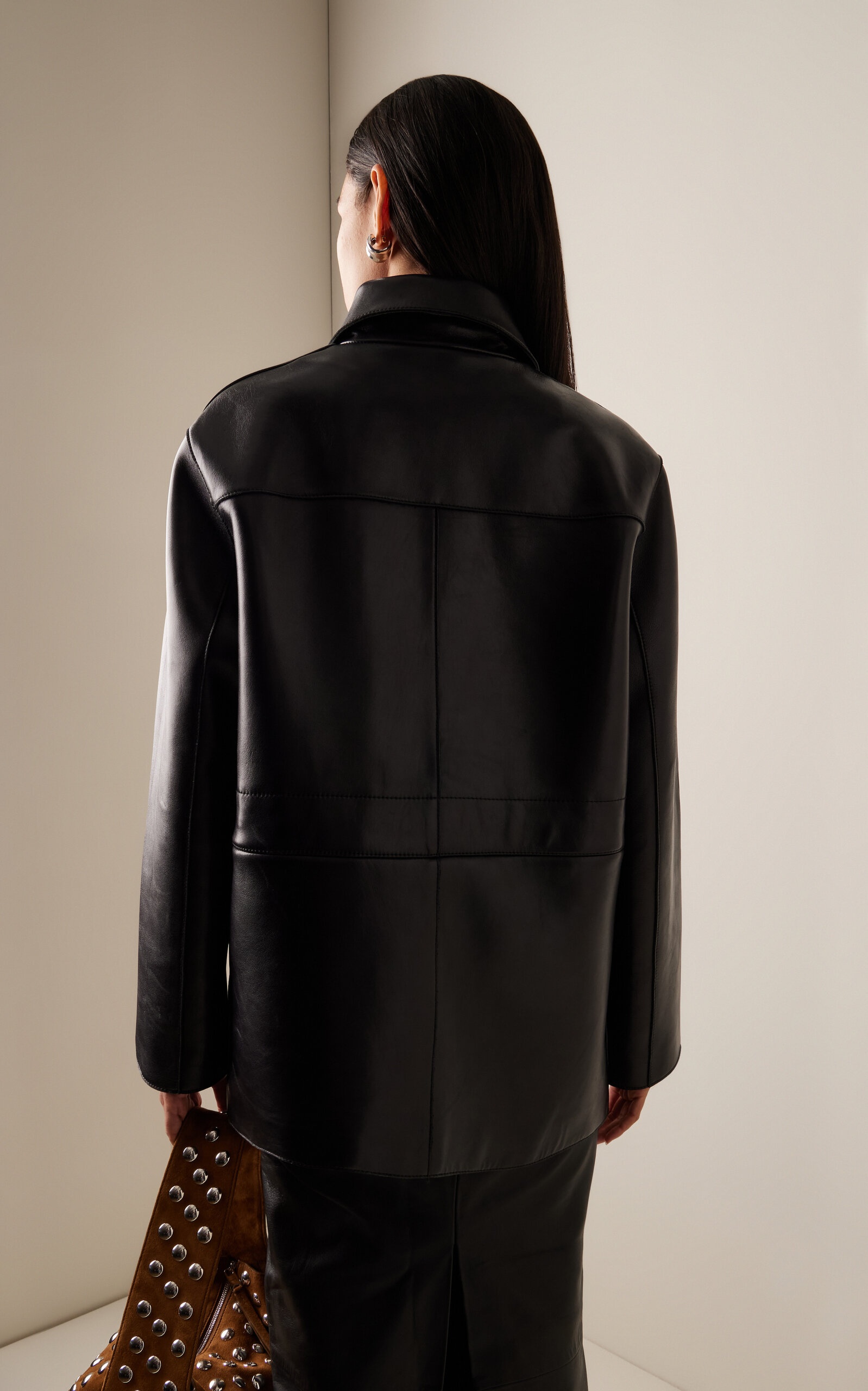 Reyna Leather Jacket black - 4