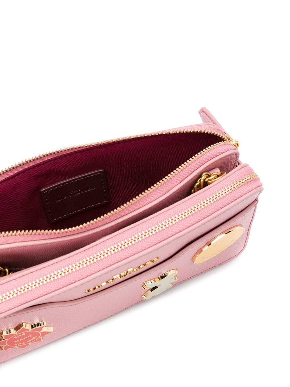 multiple badge crossbody bag - 5