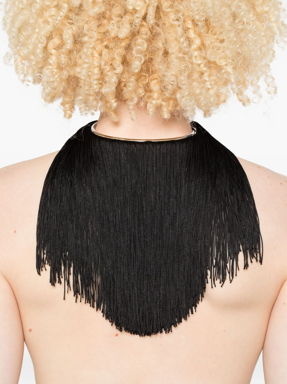 cord-fringe necklace - 2