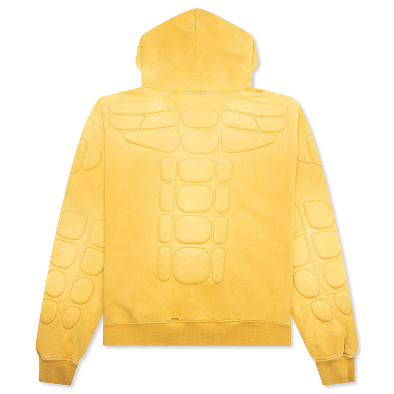 SATOSHI NAKAMOTO MOTO HOODIE - MUSTARD outlook