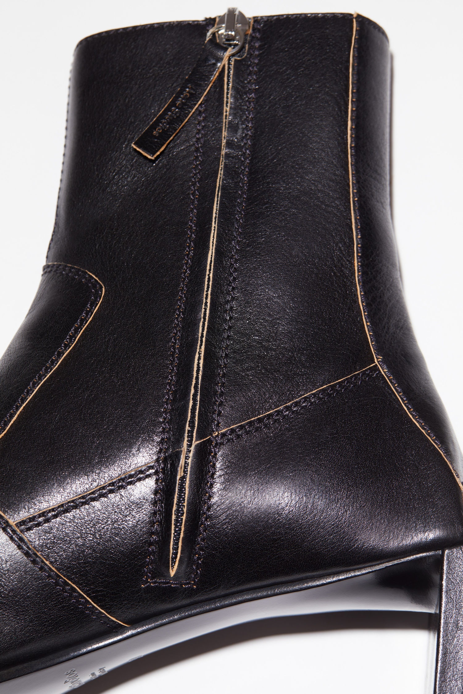Leather ankle boots - Black - 5