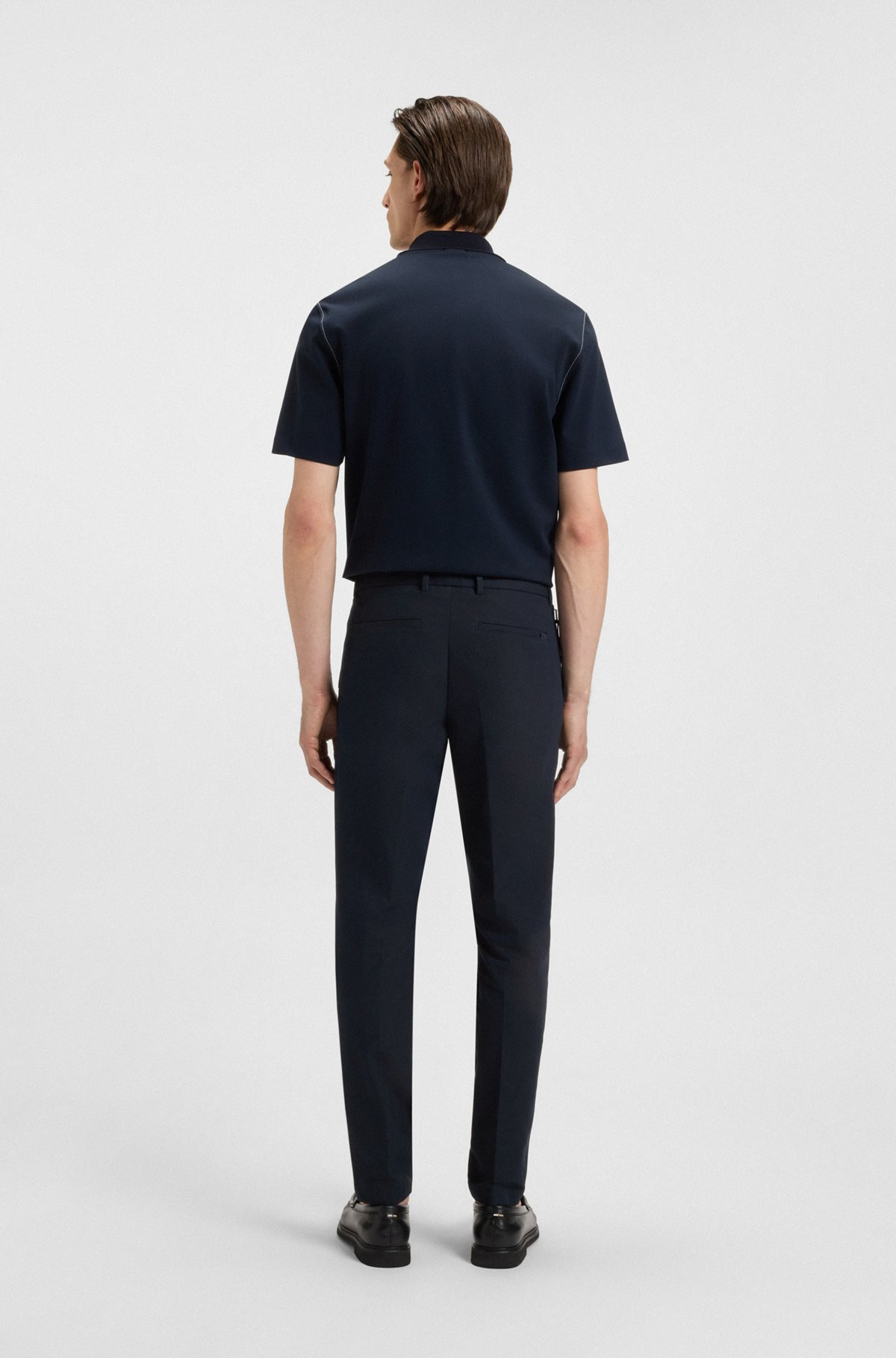 SLIM-FIT PANTS IN COTTON - 4