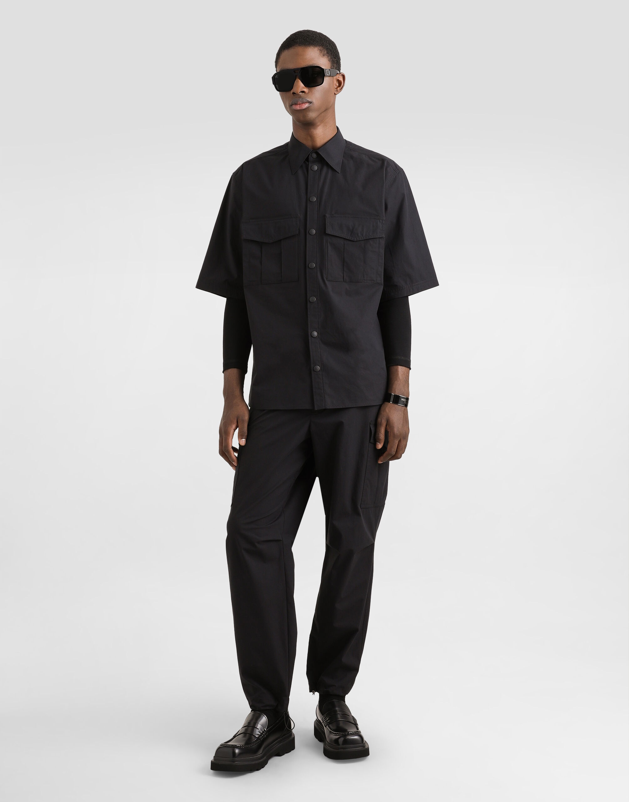 Poplin shirt with tag - 2