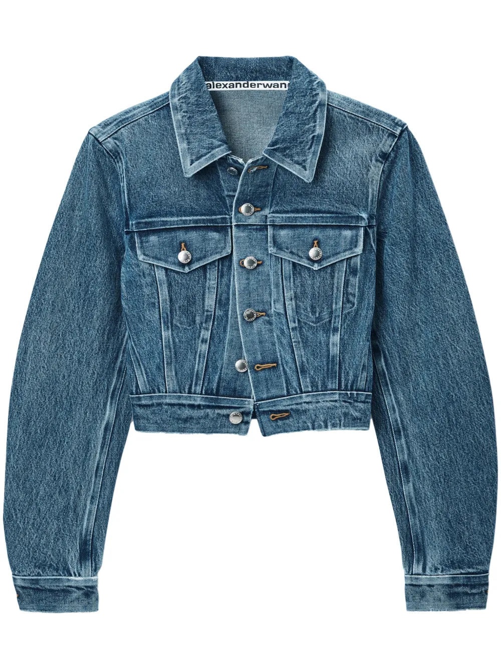 ALEXANDER WANG - Women Bonded Seams Slim Trucker Jacket - 5