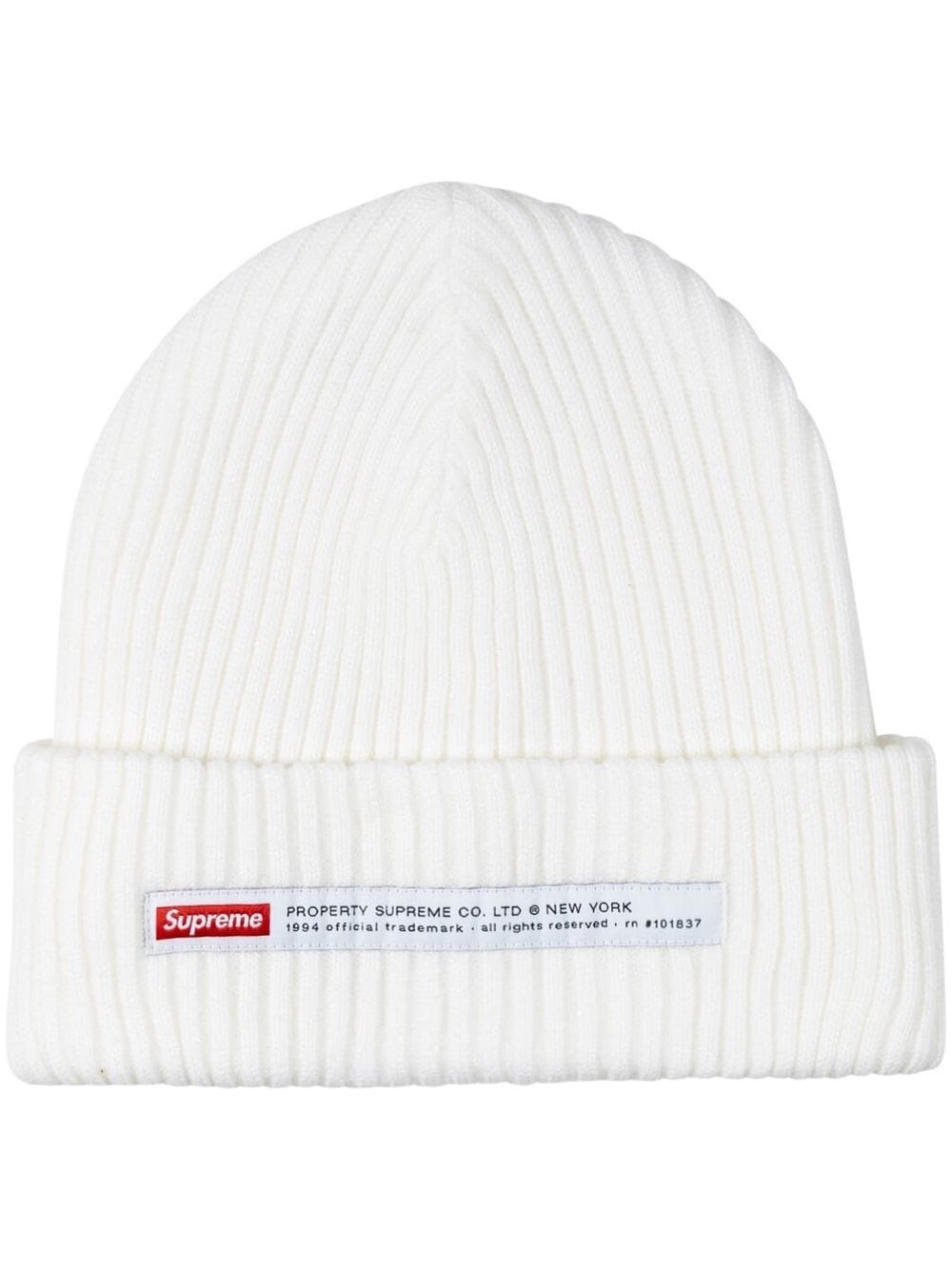 Property Label knitted beanie - 1