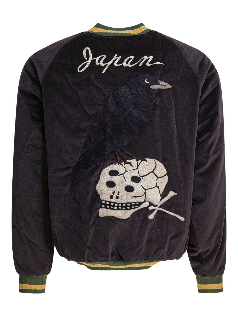 eagle-embroidered bomber jacket - 2