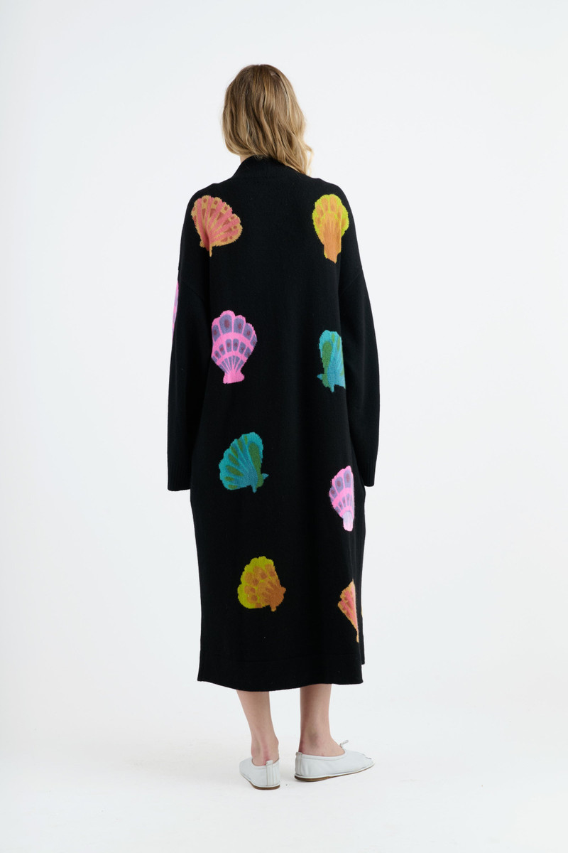 WATERCOLOR SHELL SLOUCHY CARDI 5