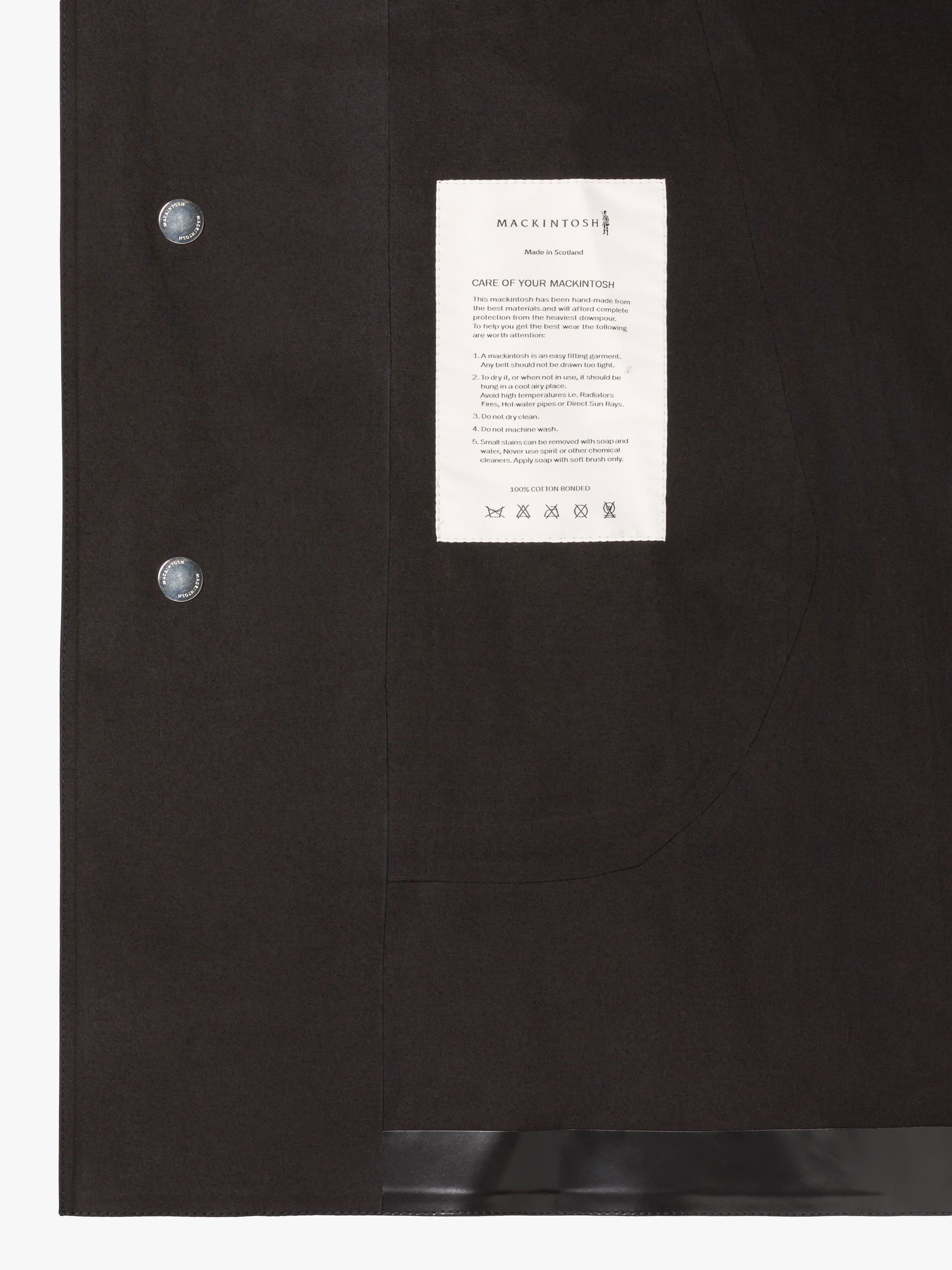 JOHN ELLIOTT BLACK SHIBORI DYE BONDED COTTON HOODED COAT - 6