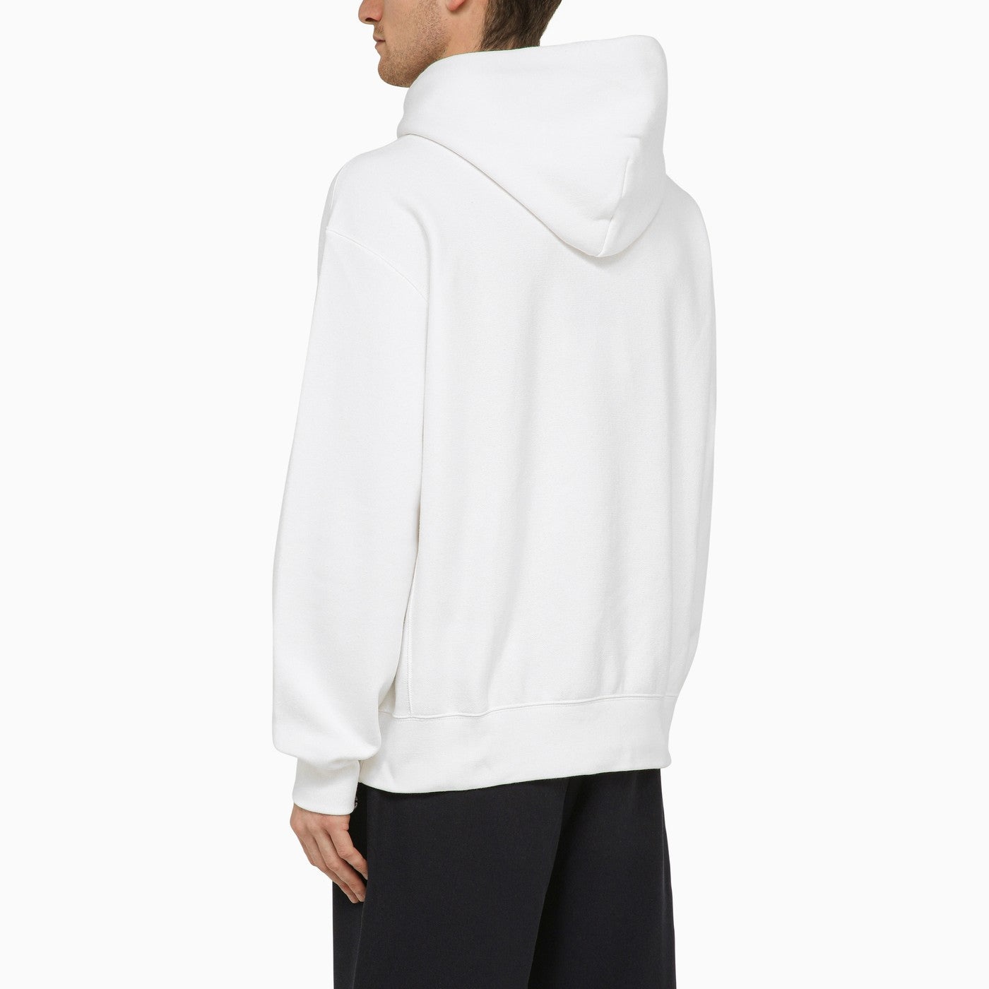 Champion White Cotton Blend Hoodie - 3