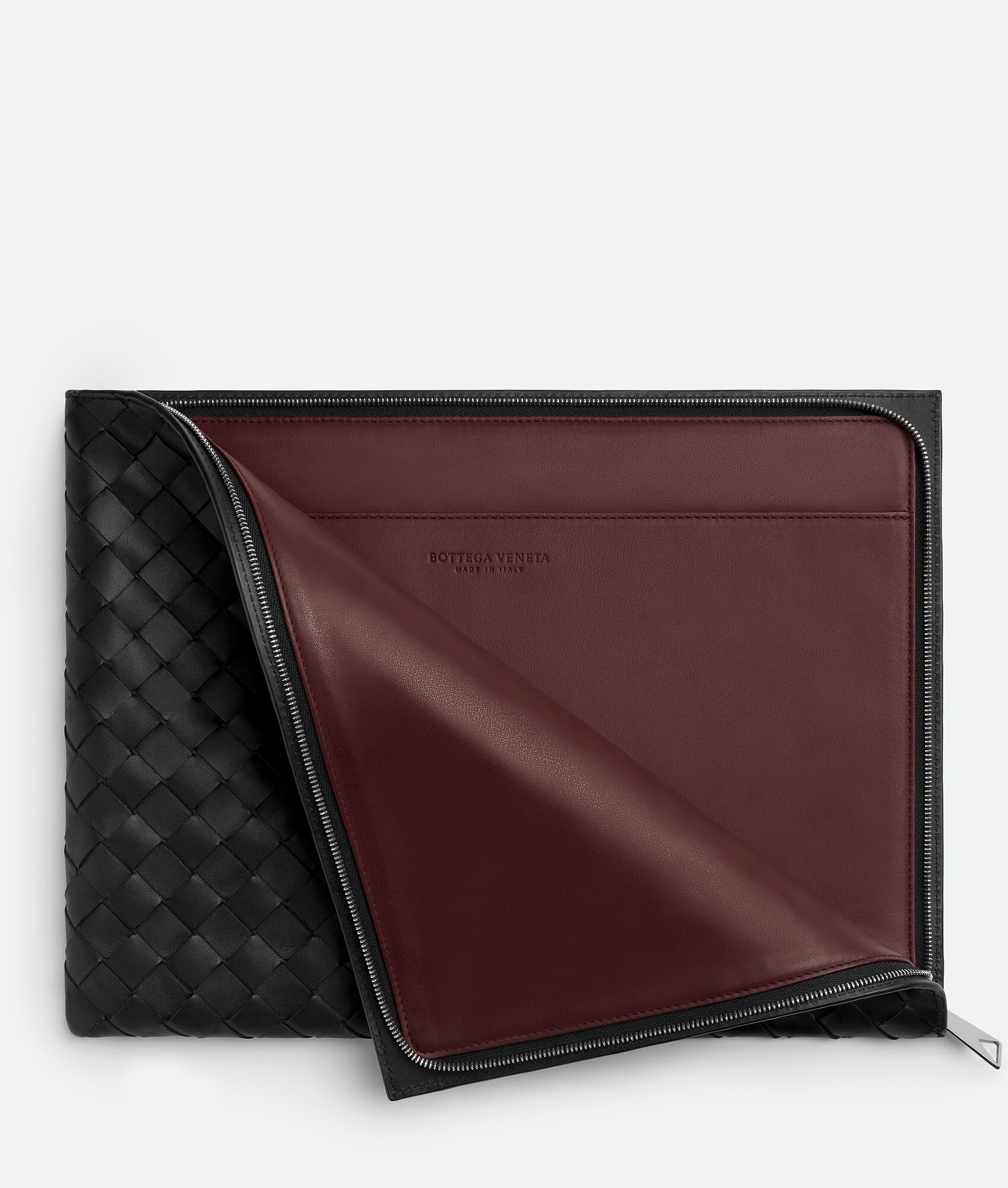 Intrecciato Half Zipped Pouch - 2